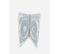 Amaray Lot de 5 boîtiers doubles transparents pour DVD (face sur face) Tranche 14 mm