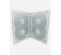 Amaray Multi 4 DVD Case - 4 Way Multibox en Transparent pour contenir 4 disques