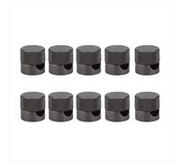 Amarcords - 10 Décentrateurs de presse-étoupe en aluminium avec réglage de câble visible. Pour lampes et suspensions. Couleur GRIS ACIER
