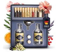 AMARI® | DIY Gin Set - à faire soi-même, set cadeau y compris les botaniques - Parfait pour la maison ou comme cadeau, coffret cadeau Gin Tasting - Idées cadeaux do it yourself, kit de gin