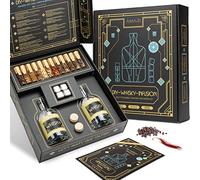 AMARI ® Whisky Set - à faire soi-même, set cadeau avec accessoires - Parfait pour la maison ou comme cadeau, Wisky Tasting- Cadeaux do it yourself, kit de construction pour les amateurs de wiskhy