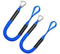 Amarrage avec ligne d'amarrage élastique de 2,5 pieds, lot de 2 - Accessoires essentiels pour diverses embarcations intégrées Snubber, kayak, embarcation, SeaDoo, jet ski, ponton, canoë, bateau à mote