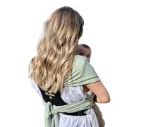 Amarsupiel Easy Porteo | Écharpe de Portage Bébé avec Soutien Dorsal 3D | Confortable et Facile à Mettre | Tissu Certifié OEKOTEX | Portage Frontal | Porte-Bébé Jusqu’à 9 kg (Mint)