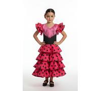 AMARU SANCHESU Robe pour fille pour danse flamenco ou sévillane