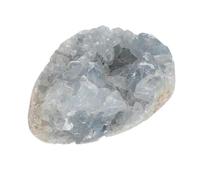 Amas Bruts de Célestine Naturelle, Cristal Minéral Bleu Irrégulier | Spécimen de Pierre, 100 à 150g, pour Table et Salles de Yoga, Collection pour Amateurs