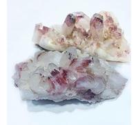 Amas de cristaux naturels for la maison, pierre brute, cristal rouge, fraise, Quartz, décoration ERTEYIN (Size : 350-400g)