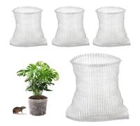 Amasawa 4 Pièces Paniers de Protection des Racines, Plantes Sacs en Maille Métallique, Protections de Racines en Maille, pour Plantes, Campagnols, Protection des Racines des Plantes (45 * 40cm)