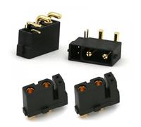 Amass XT30 et XT30PW Compatible 2x2 mâle femelle plaqué jeu de broches Compatible avec Drone RC avion voiture bateau disponible en 5 10 20 paires(10 PAIRS)