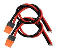 Amass XT60i Câble femelle Pigtail connecteur de batterie avec câble 12AWG 30 cm pour batterie RC Lipo FPV Racing Aircraft Drone