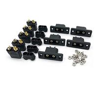 AMASS XT90E-M XT90 XT90H Lot de 5 paires de fiches de batterie mâles femelles plaquées or pour drone RC