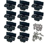 Amass XT90E-M XT90E Lot de 10 connecteurs plaqués or avec étui de protection en PVC pour accessoires de drone RC