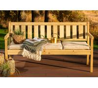Amata Banc de jardin en bois traité 168 cm - Ungurs droit 3 places - A58415-01