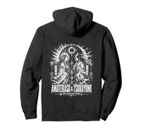 Amaterasu et Tsukuyomi Sun divise Le Mythe de la Lune Sweat à Capuche