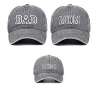 AMateschitz Casquette de baseball DAD Maman Mini Parent-Enfant Casquette de Baseball Unisexe Vintage Casquette de Baseball Classique Coton Casquette de Baseball Réglable Famille Chapeau Ensemble pour