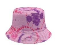 AMateschitz Chapeau de pêcheur pour homme et femme - Double face - Chapeau de seau - Réversible - Unisexe - Chapeau d'été tendance - Chapeau d'extérieur pliable - Imprimé, Rose #1, taille unique