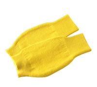 AMateschitz Mitaines sans doigts pour homme et femme - En cachemire - Mitaines d'hiver - Gants thermiques chauds en tricot - Gants tricotés - Manchettes de poignet, jaune, taille unique