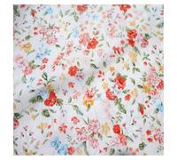 AMateschitz Tissu en coton au mètre pour la couture - Paquets de tissus imprimés - Coton pur - Tissu en coton avec motif cœur - Fleurs vintage - Patchwork pour vêtements - Couture DIY - Courtepointes