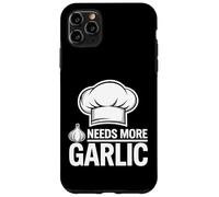 Amateur d'ail. Chef Italien. A Besoin de Plus d'ail Coque pour iPhone 11 Pro Max