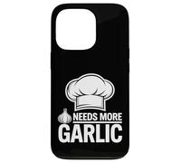 Amateur d'ail. Chef Italien. A Besoin de Plus d'ail Coque pour iPhone 13 Pro