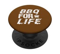 Amateur de Barbecue pour la Vie passionnée de Grill PopSockets PopGrip Adhésif
