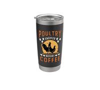 Amateur de café Amateur de volaille avant l'élevage Gobelet isotherme en acier inoxydable double paroi