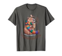 Amateur de café Capybara caféiné et confortable T-Shirt