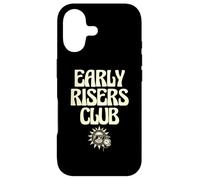 Amateur de café drôle et Sarcastique du Early Risers Club Coque pour iPhone 17