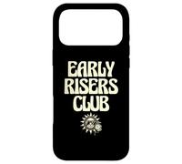 Amateur de café drôle et Sarcastique du Early Risers Club Coque pour iPhone 17 Pro Max