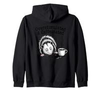 Amateur de café PossumOpossum surstimulé et caféiné Sweat à Capuche