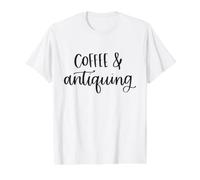 Amateur de café Vintage et Accro aux antiquités T-Shirt Graphique avec Valeur