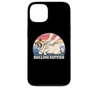 Amateur de Chiens américain Akita Rolling Fatties Pun Joke Coque pour iPhone 13