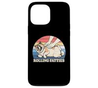 Amateur de Chiens américain Akita Rolling Fatties Pun Joke Coque pour iPhone 13 Pro Max