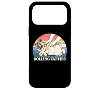 Amateur de Chiens américain Akita Rolling Fatties Pun Joke Coque pour iPhone 17 Pro Max