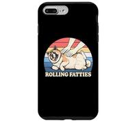Amateur de Chiens américain Akita Rolling Fatties Pun Joke Coque pour iPhone 7 Plus/8 Plus