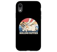 Amateur de Chiens américain Akita Rolling Fatties Pun Joke Coque pour iPhone XR