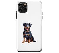 Amateur de Chiens Beauceron, Joli Portrait de Chiot pour Les propriétaires Coque pour iPhone 11 Pro Max