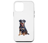 Amateur de Chiens Beauceron, Joli Portrait de Chiot pour Les propriétaires Coque pour iPhone 12 Mini