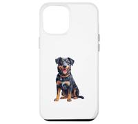 Amateur de Chiens Beauceron, Joli Portrait de Chiot pour Les propriétaires Coque pour iPhone 12 Pro Max