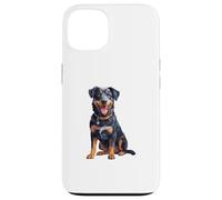Amateur de Chiens Beauceron, Joli Portrait de Chiot pour Les propriétaires Coque pour iPhone 13