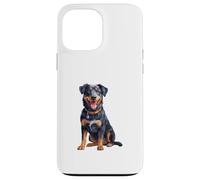 Amateur de Chiens Beauceron, Joli Portrait de Chiot pour Les propriétaires Coque pour iPhone 13 Pro Max