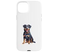 Amateur de Chiens Beauceron, Joli Portrait de Chiot pour Les propriétaires Coque pour iPhone 15 Plus