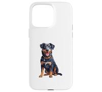 Amateur de Chiens Beauceron, Joli Portrait de Chiot pour Les propriétaires Coque pour iPhone 15 Pro Max