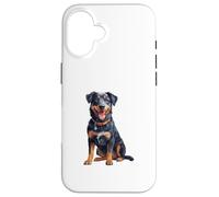Amateur de Chiens Beauceron, Joli Portrait de Chiot pour Les propriétaires Coque pour iPhone 16