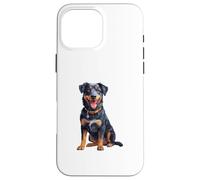 Amateur de Chiens Beauceron, Joli Portrait de Chiot pour Les propriétaires Coque pour iPhone 16 Pro Max