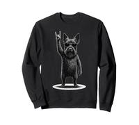 Amateur de chiens Scottish Terrier Rock Music Retro Vintage Sweatshirt