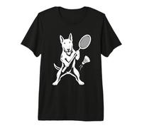 Amateur de Chiens Vintage de Badminton English Bull Terrier T-Shirt Haut de Gamme