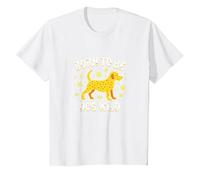 Amateur de Chiots Born to Be Dog Wild Paw Print T-Shirt, Enfant, Blanc, 2 Ans