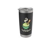 Amateur de citation des fans de Matcha Heaven Lover Gobelet isotherme en acier inoxydable double paroi