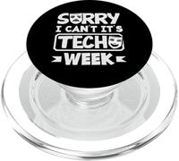 Amateur de comédies Musicales Désolé, Je ne Peux Pas, C'est la Tech Week PopSockets PopGrip pour MagSafe
