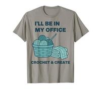 Amateur de Crochet drôle dans Mon Bureau, crochetez et créez T-Shirt